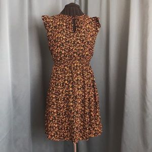 Old Navy floral knee length keyhole dress